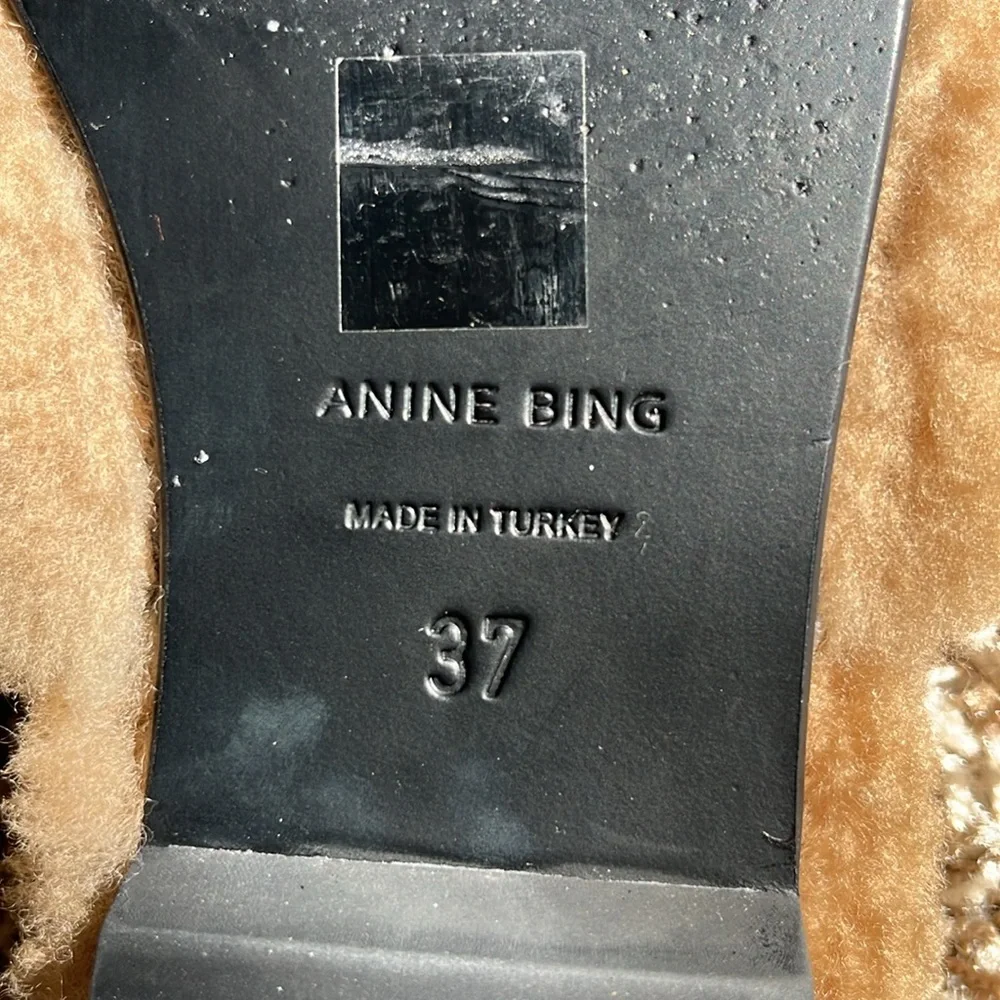 Anine Bing Sherpa mules size 37 - Picture 7 of 10